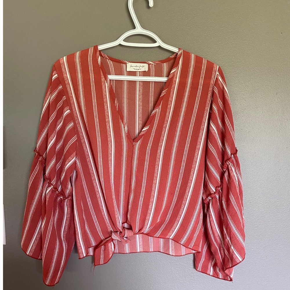 Lavender field blouse